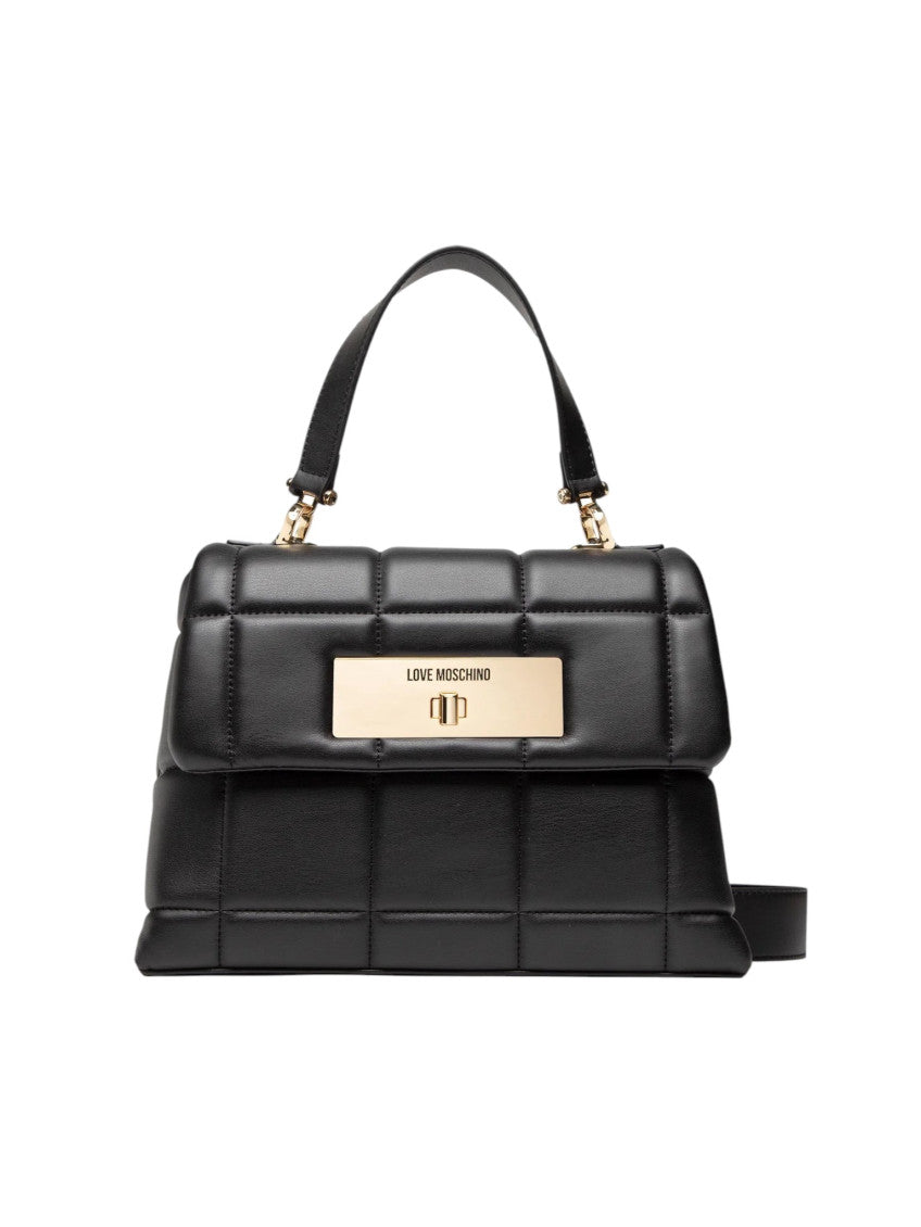 Black Logo Small Satchel 1