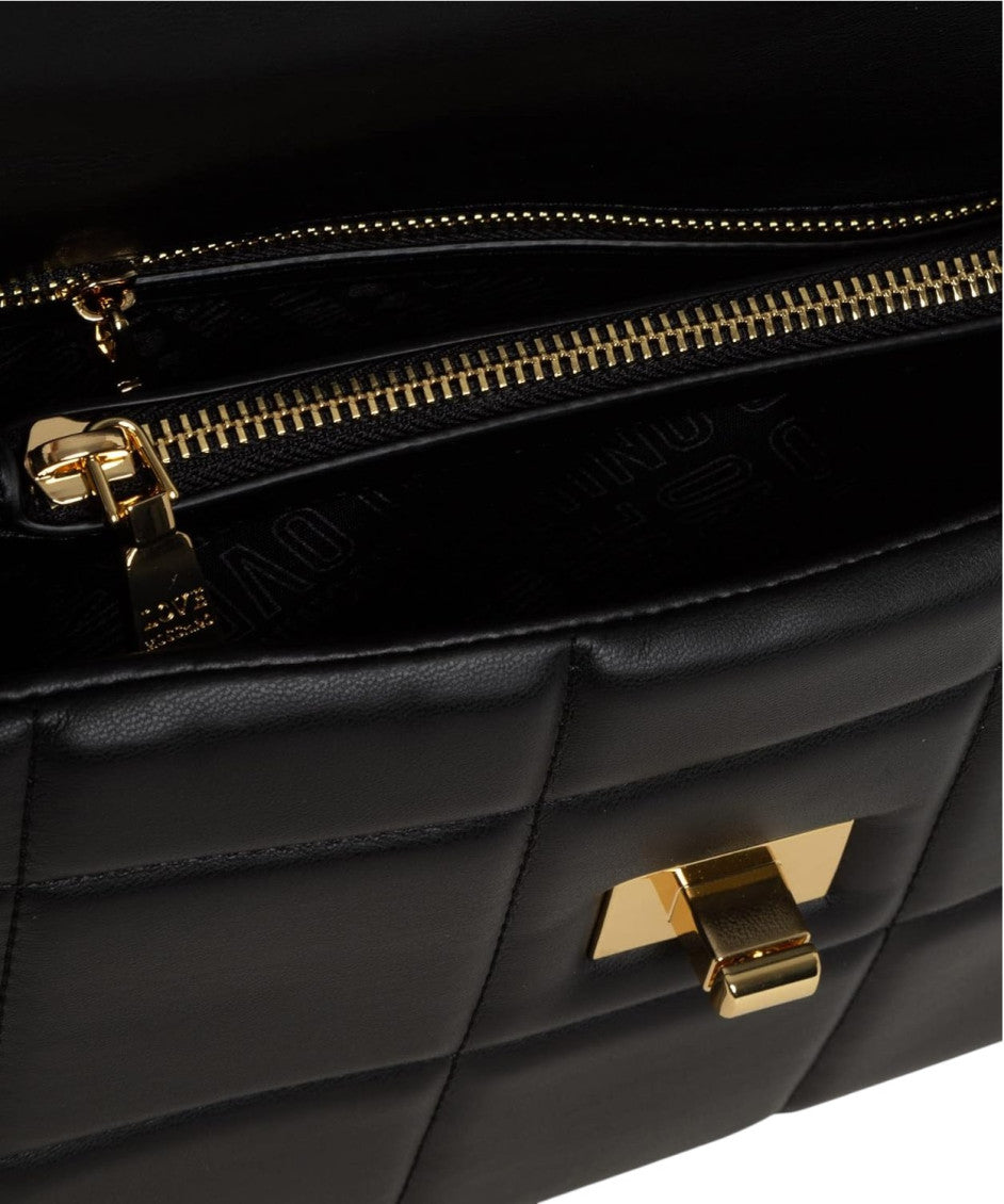 Black Logo Small Satchel 3