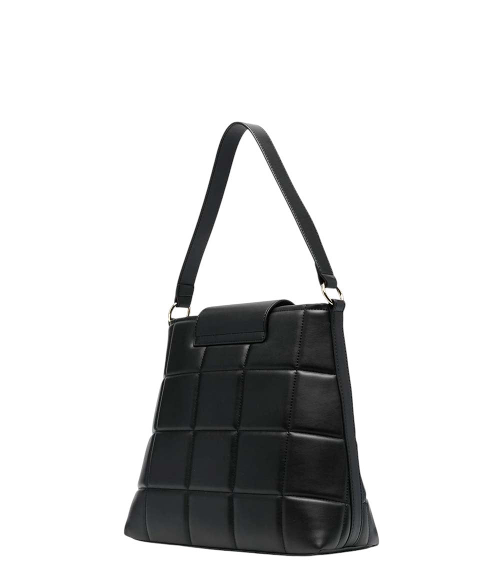 Black Logo Medium Shoulder Bag 2