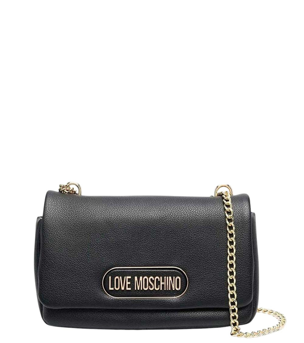 Black Logo Small Shoulder Bag 1