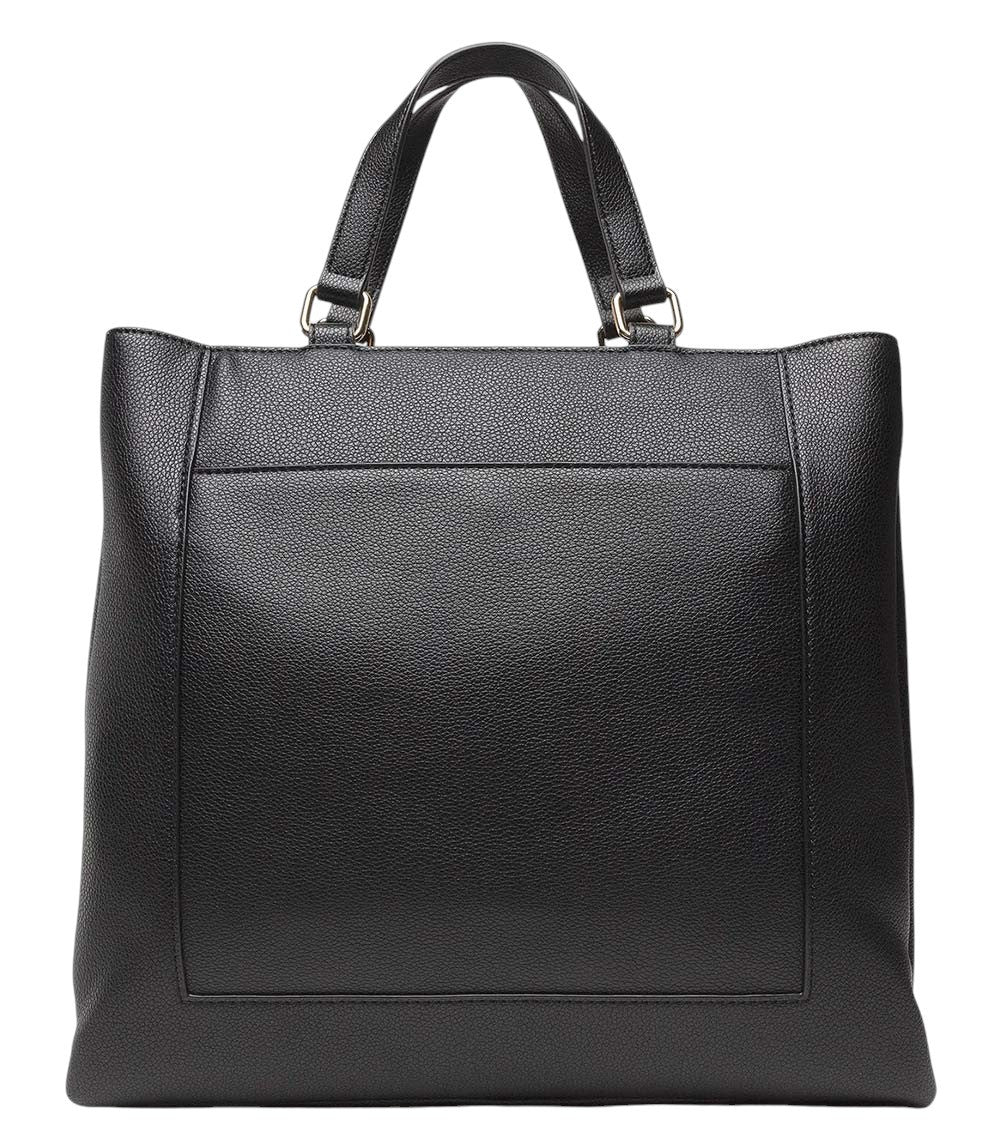 Black Logo Medium Tote 2