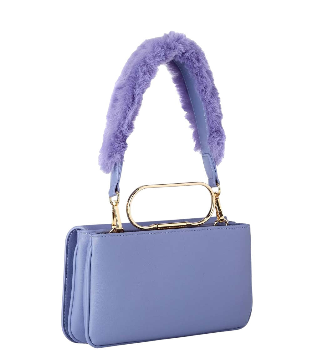 Purple Logo Small Shoulder Bag 3