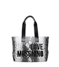 BlackWhite Logo Medium Tote 1