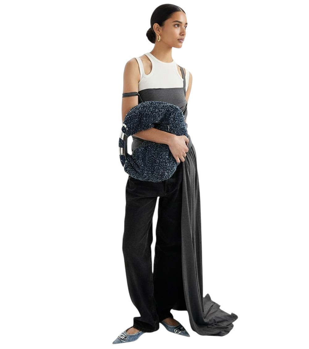 Denim Grab-D Small Hobo 4