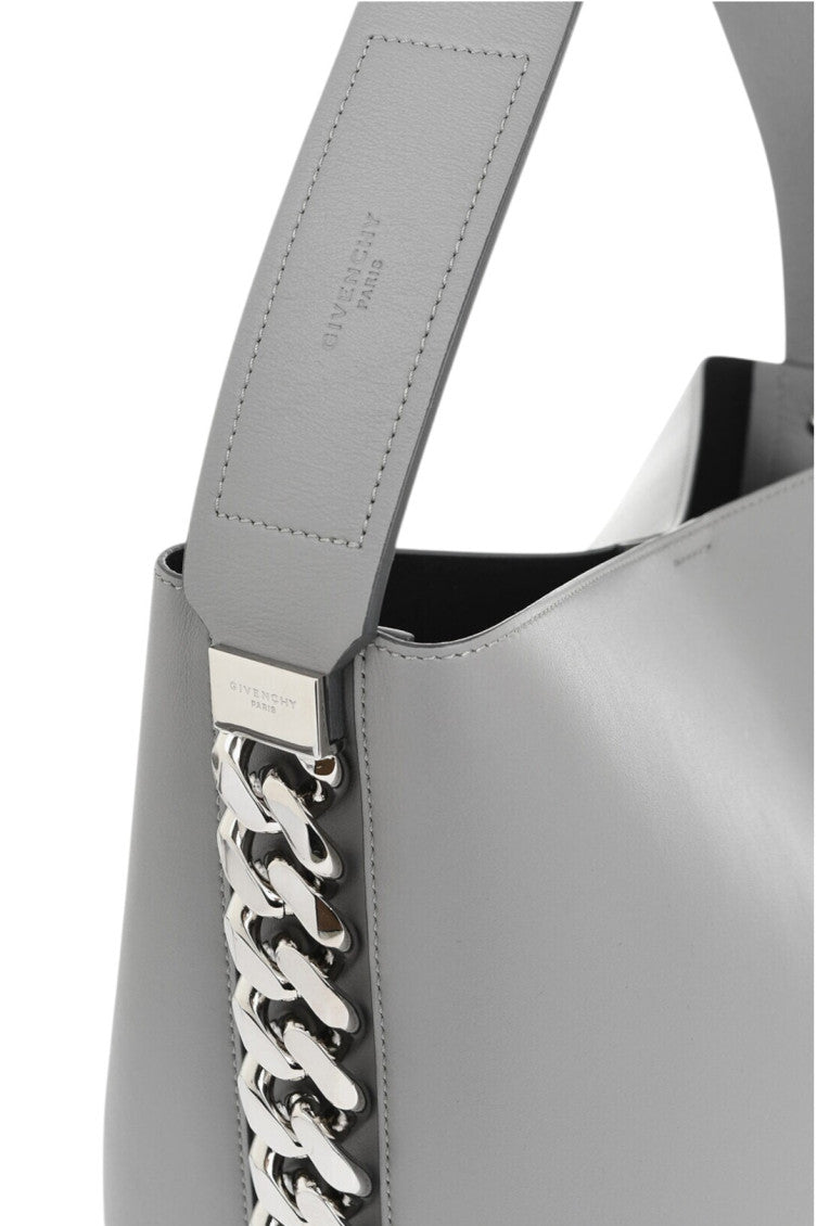 Grey Large Shoulder Bag 5