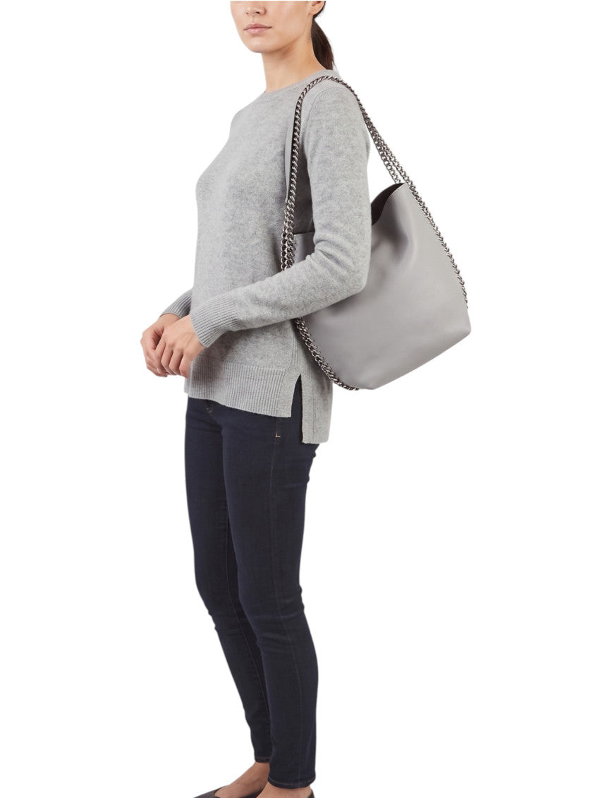 Grey Large Shoulder Bag 6