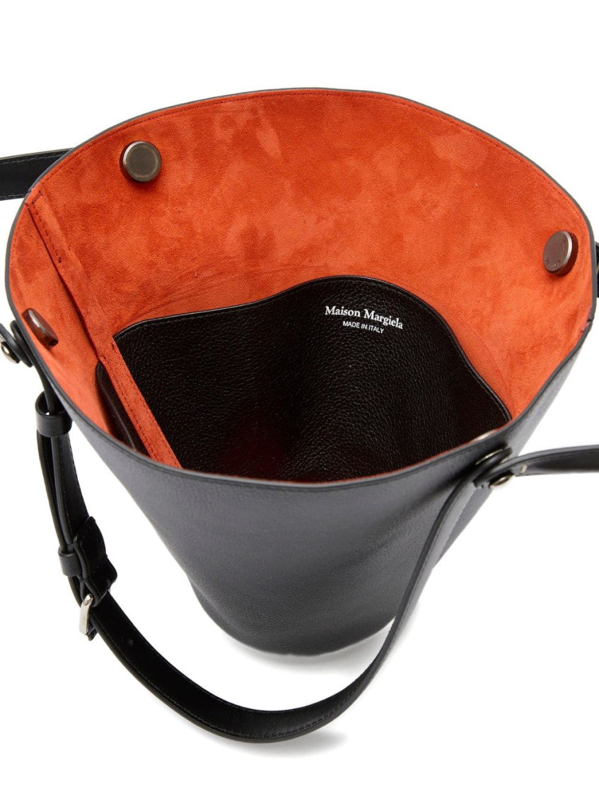 Black Dress-Age Medium Bucket Bag 4