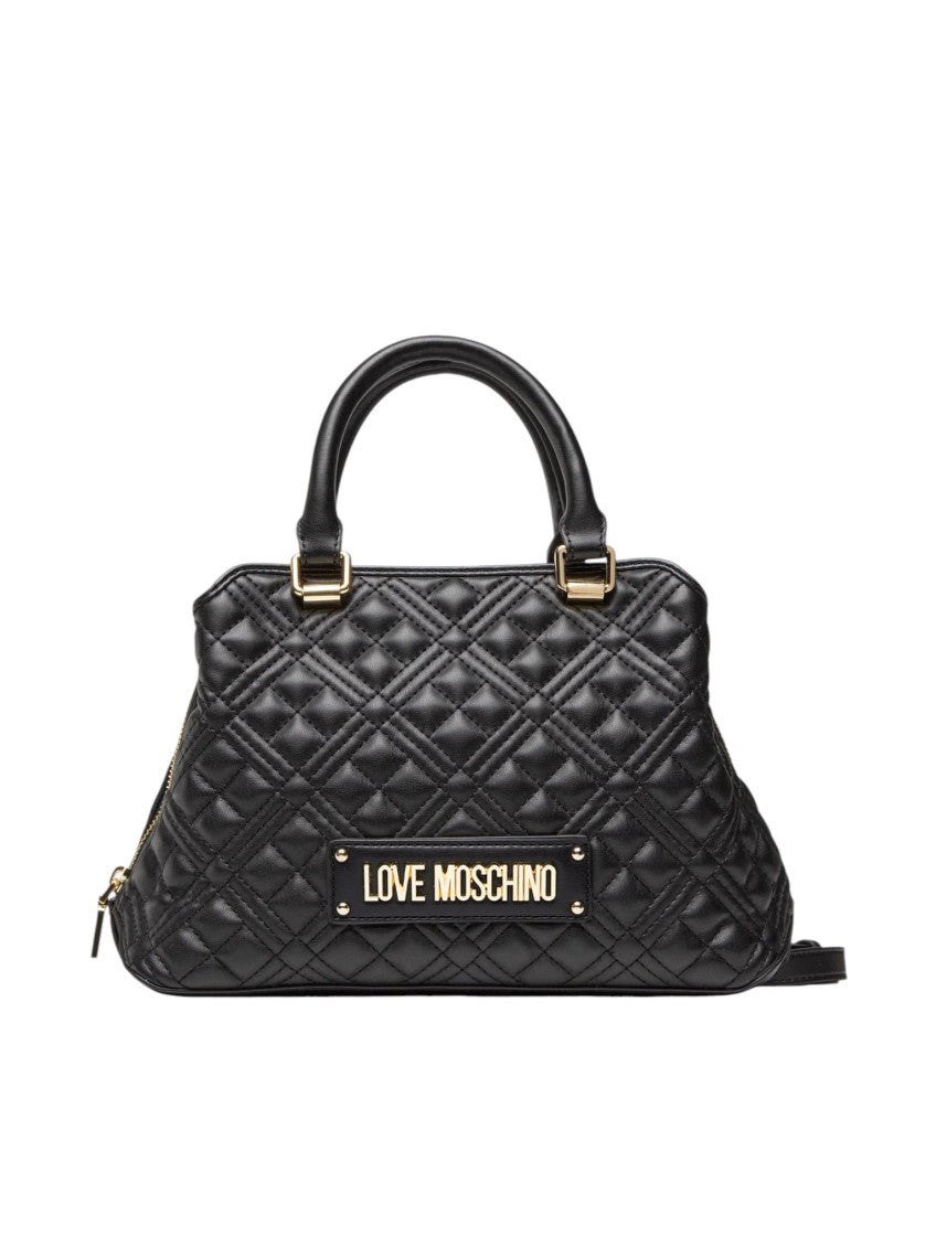 Black Logo Small Satchel 1