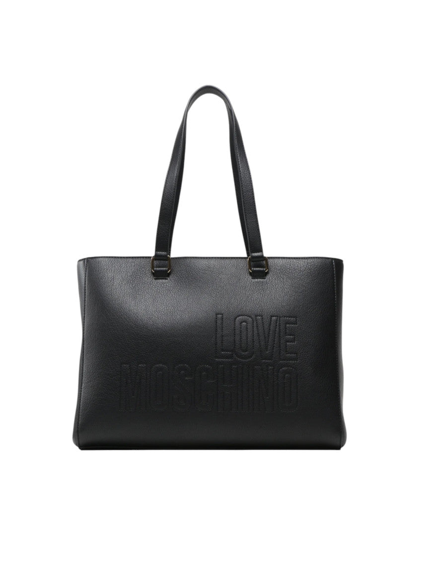 Black Logo Large Tote 2