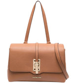 Brown Logo Large Shoulder Bag 1