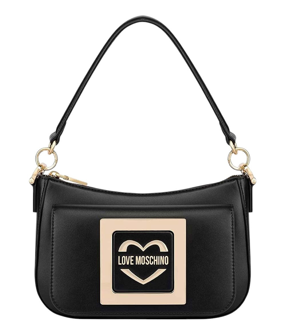 Black Logo Small Shoulder Bag 1