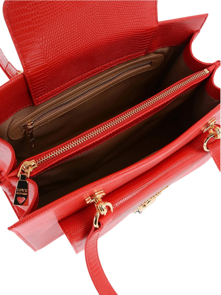 Red Logo Medium Tote 4