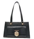 Black Logo Medium Tote 1