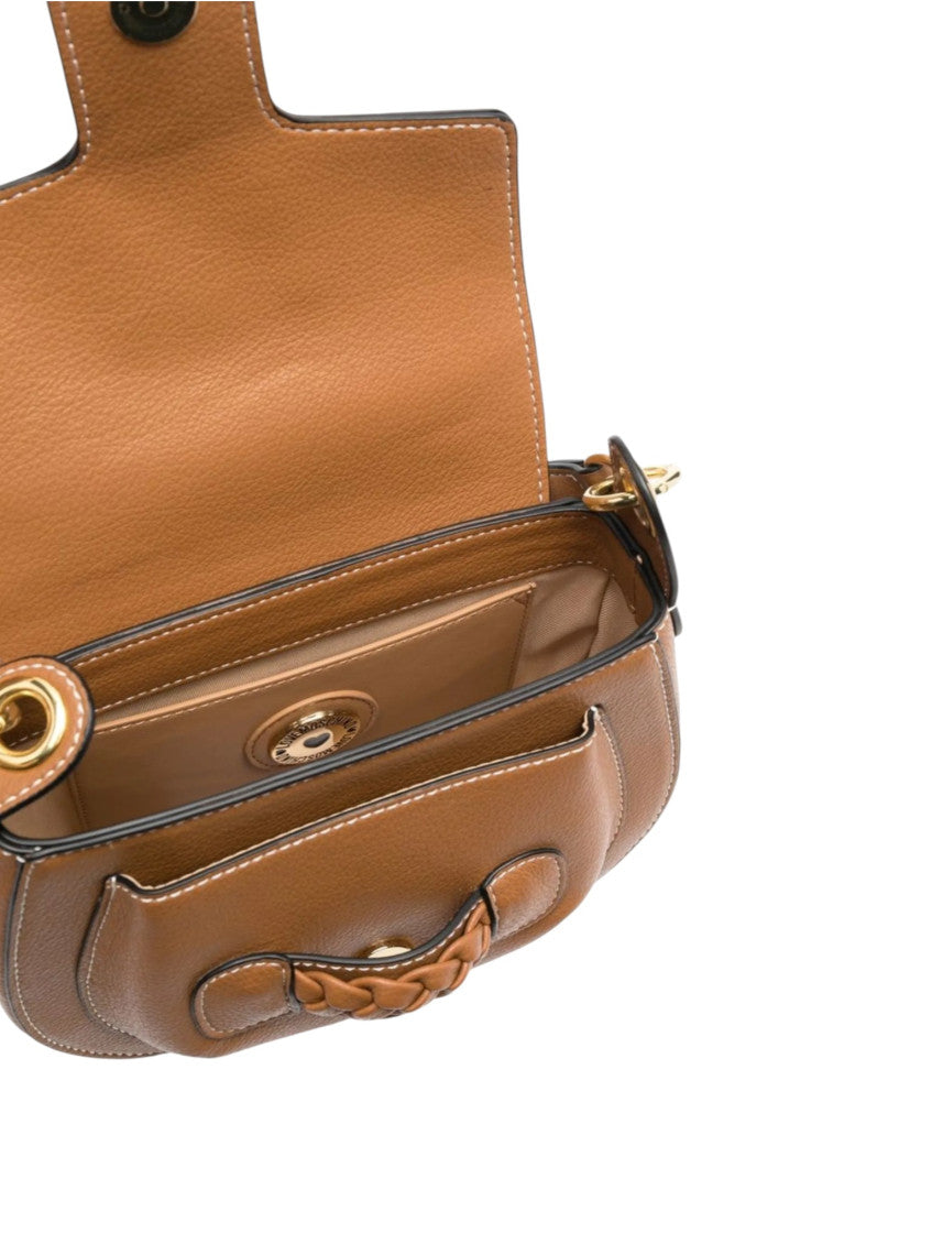 Brown Logo Small Shoulder Bag 3