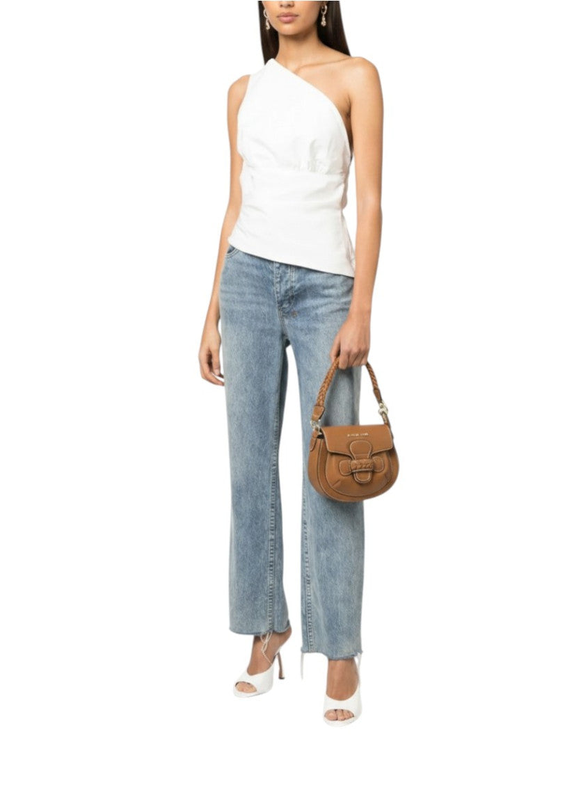 Brown Logo Small Shoulder Bag 4