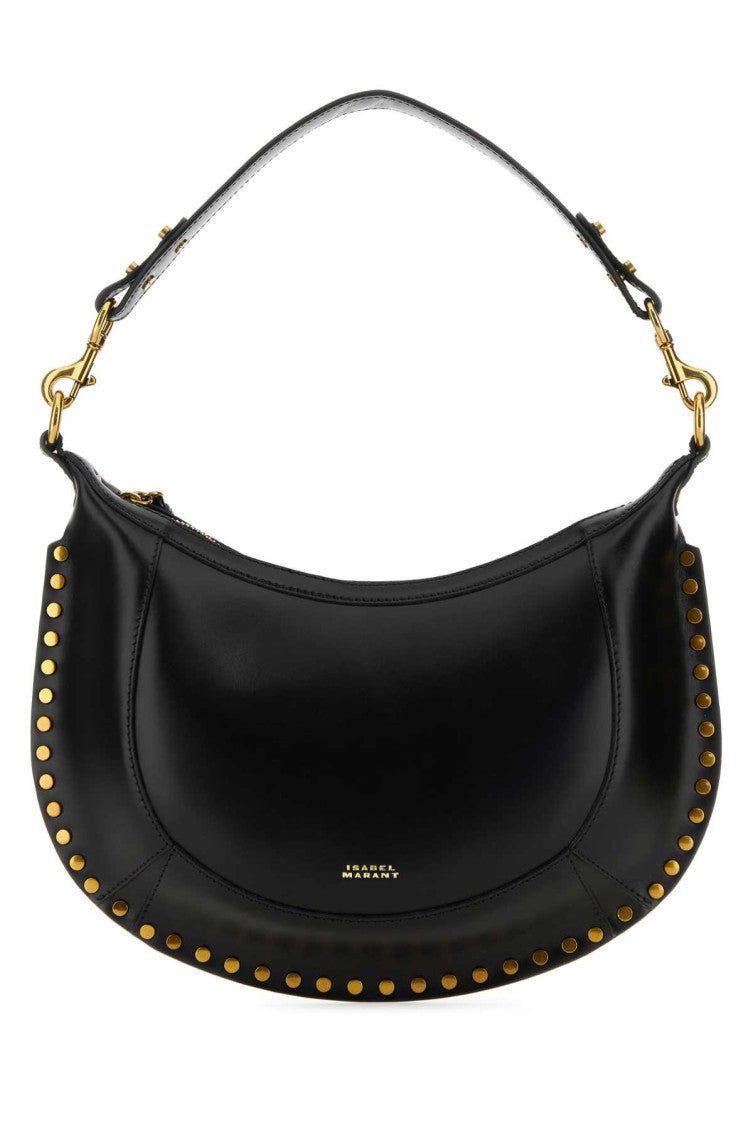 Black leather Naoko handbag  1