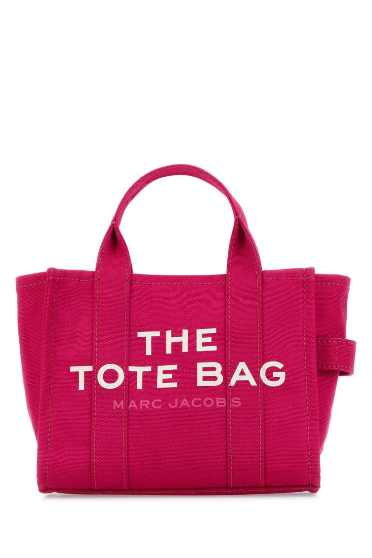 Pink Logo Top Zip Small Tote 1