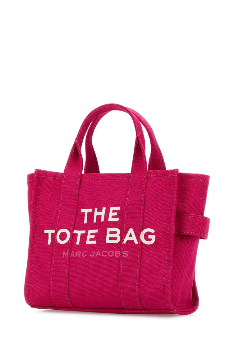 Pink Logo Top Zip Small Tote 2