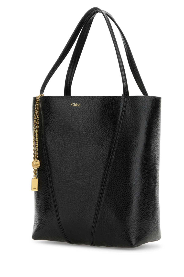 Black Spin Tote Bag 2
