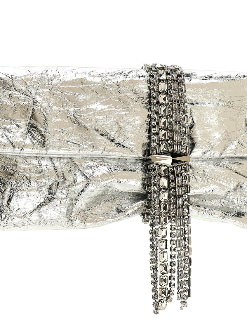 Silver Zandra clutch 3