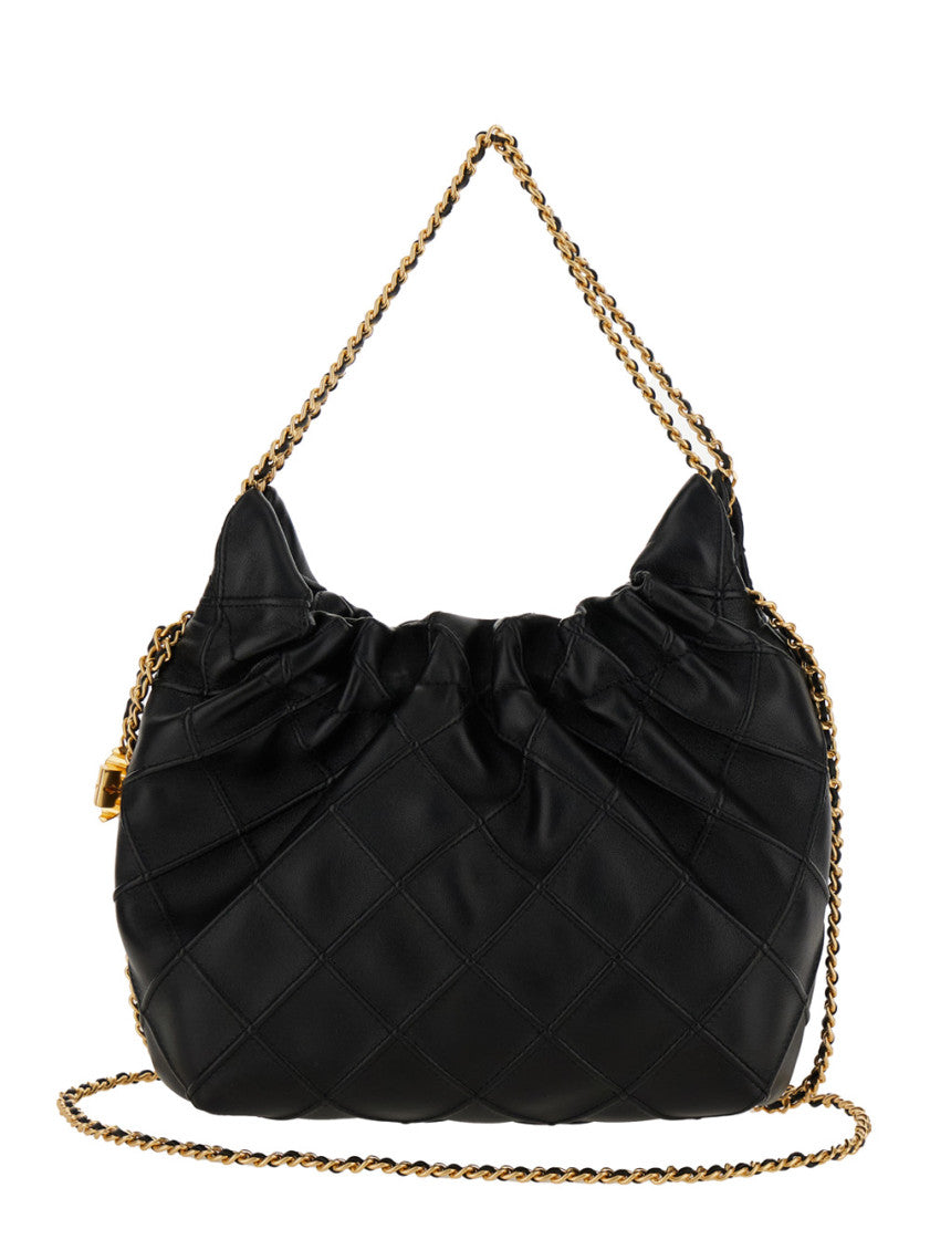 Black mini Fleming shoulder bag 2