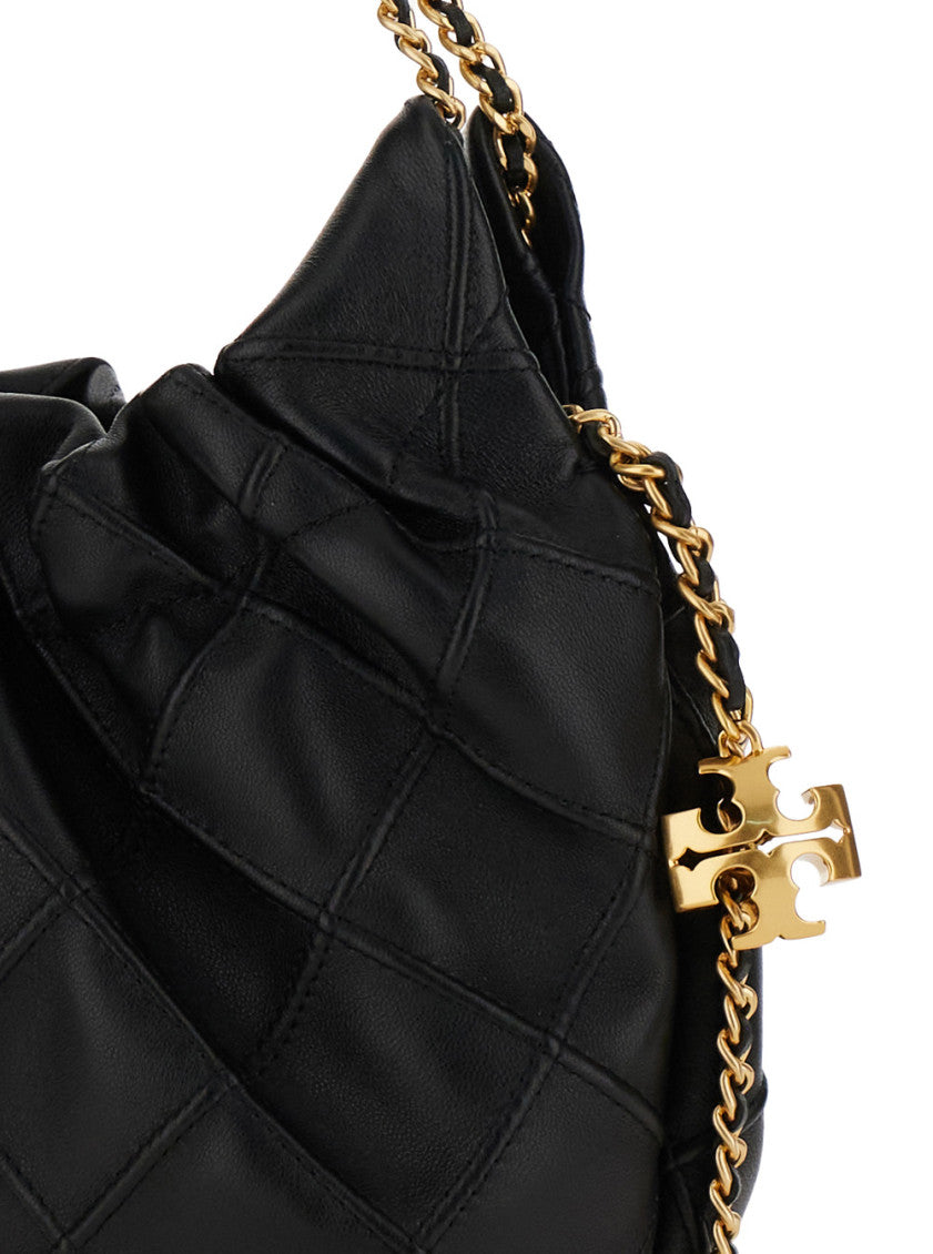 Black mini Fleming shoulder bag 3
