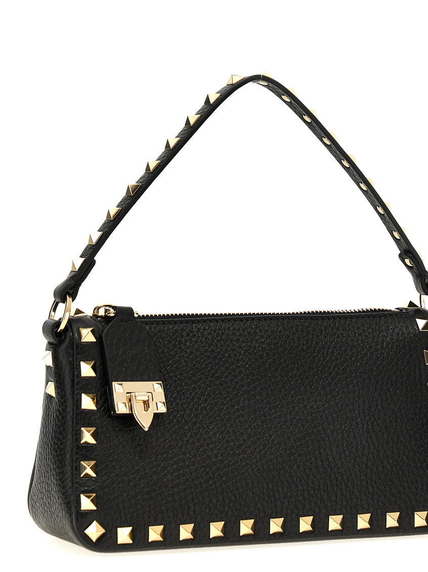 Black Rockstud Small Shoulder Bag 3