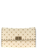 White Rockstud Spike Shoulder Bag 1