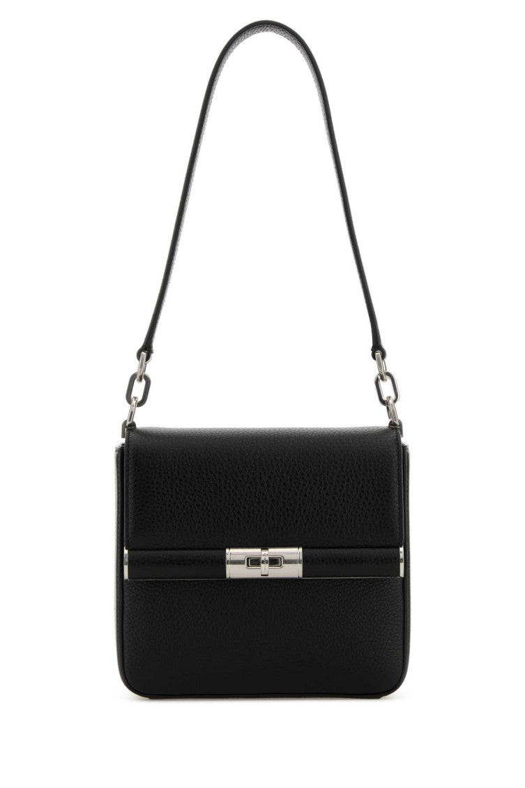 Black leather crossbody bag 1