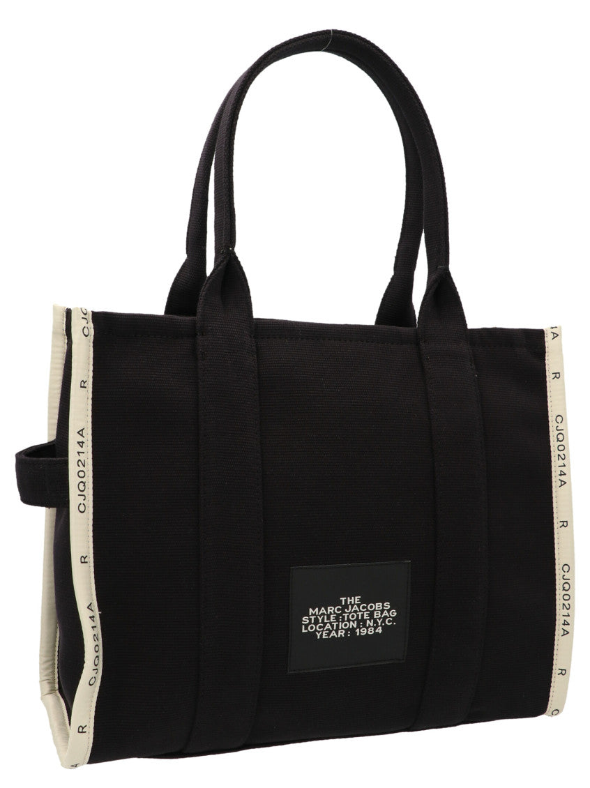 Black The Jacquard Large Tote 2