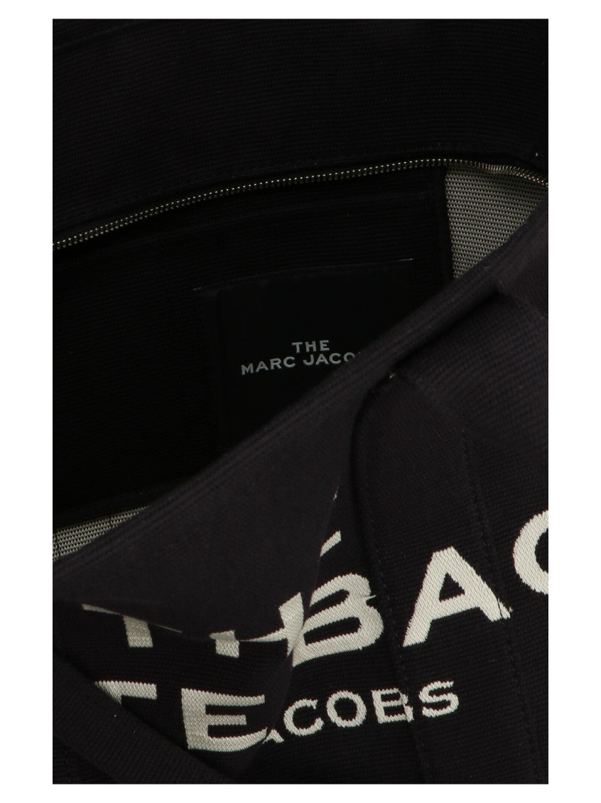 Black The Jacquard Large Tote 4