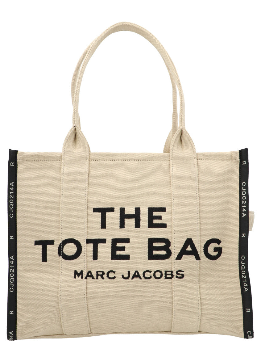 Beige Traveler Tote shopping bag 1
