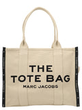 Beige Traveler Tote shopping bag 1