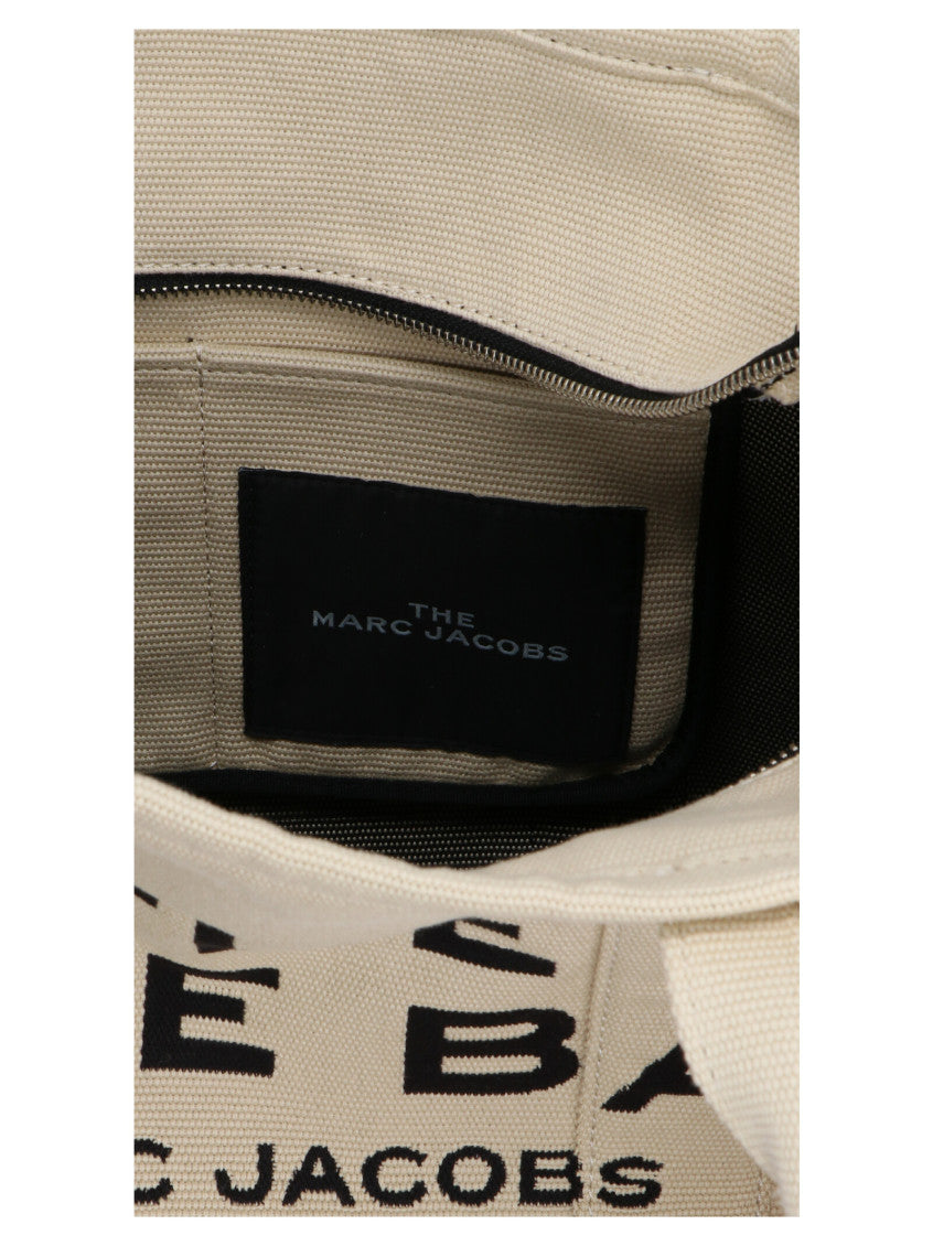 Beige Traveler Tote shopping bag 3