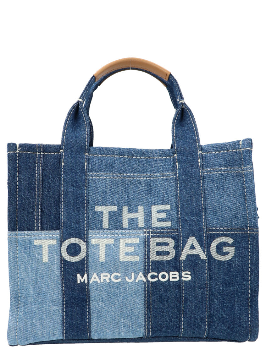 Denim The Top Zip Medium Tote 1