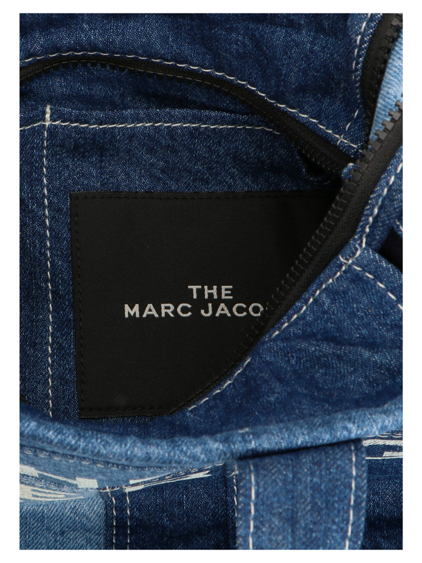 Denim The Top Zip Medium Tote 3