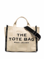 Beige The Jacquard Top Zip Medium Tote 1