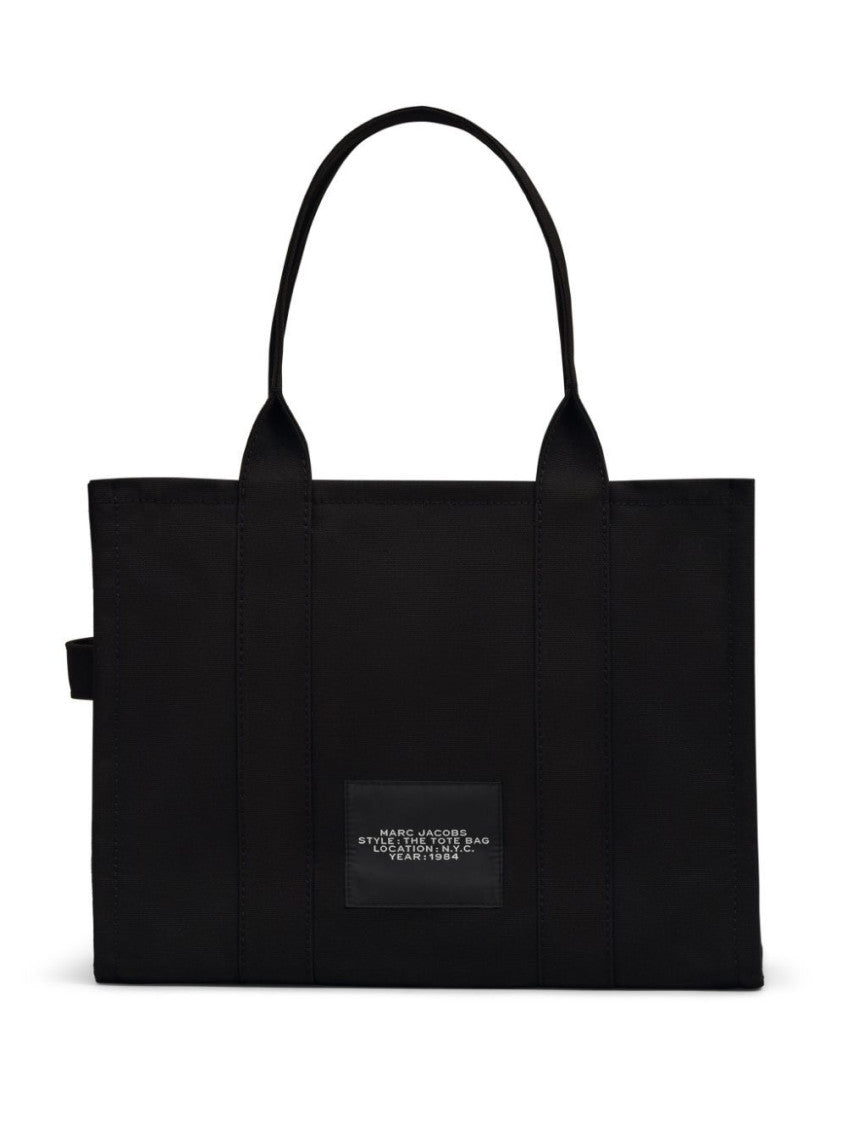 Black The Top Zip Large Tote 2