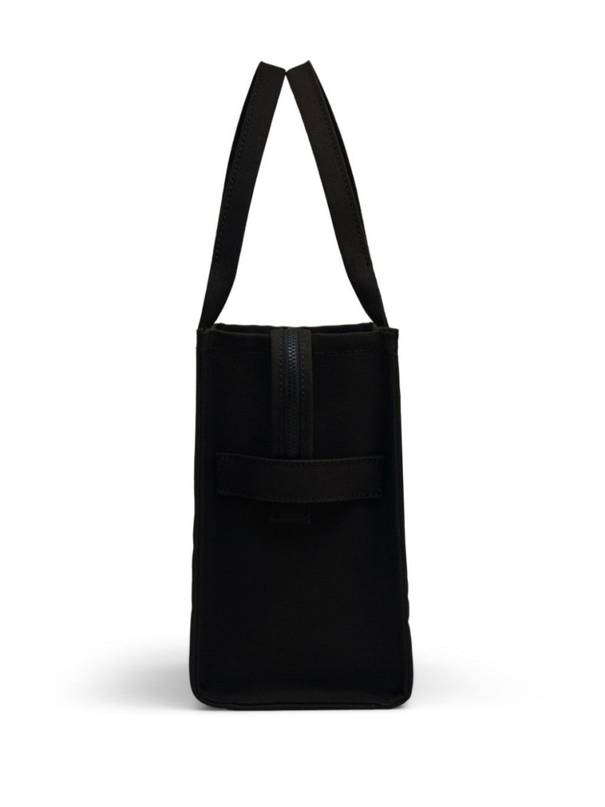 Black The Top Zip Large Tote 4