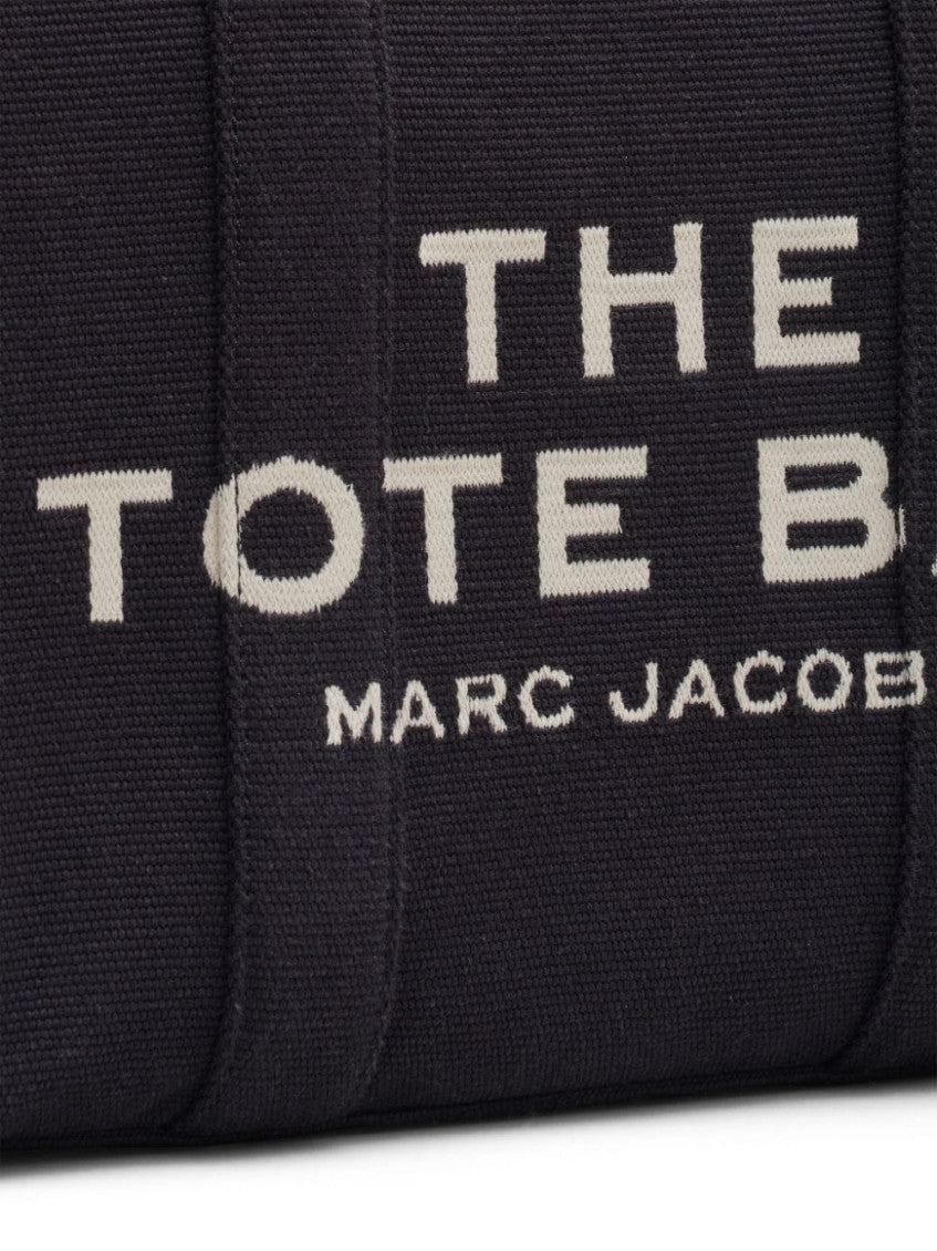 Black The Jacquard Top Zip Medium Tote 2