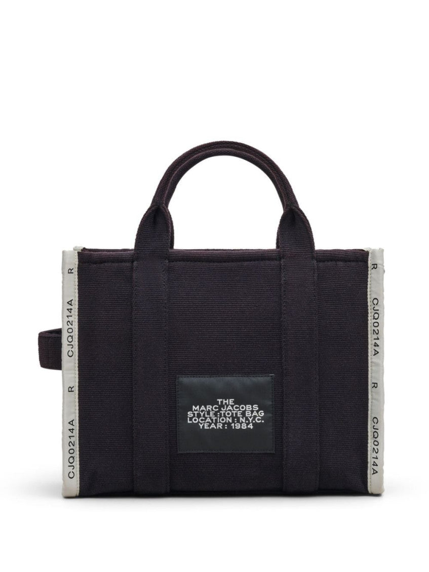 Black The Jacquard Top Zip Medium Tote 5