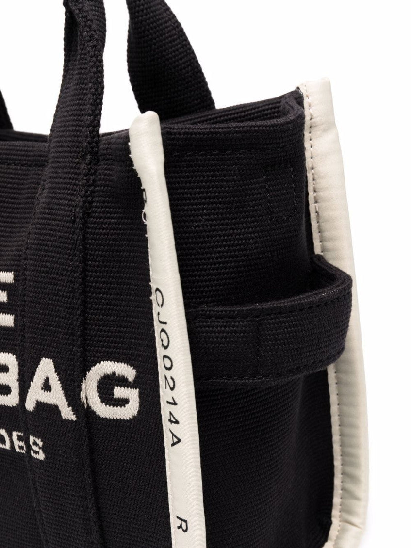 Black The Jacquard Top Zip Small Tote 2