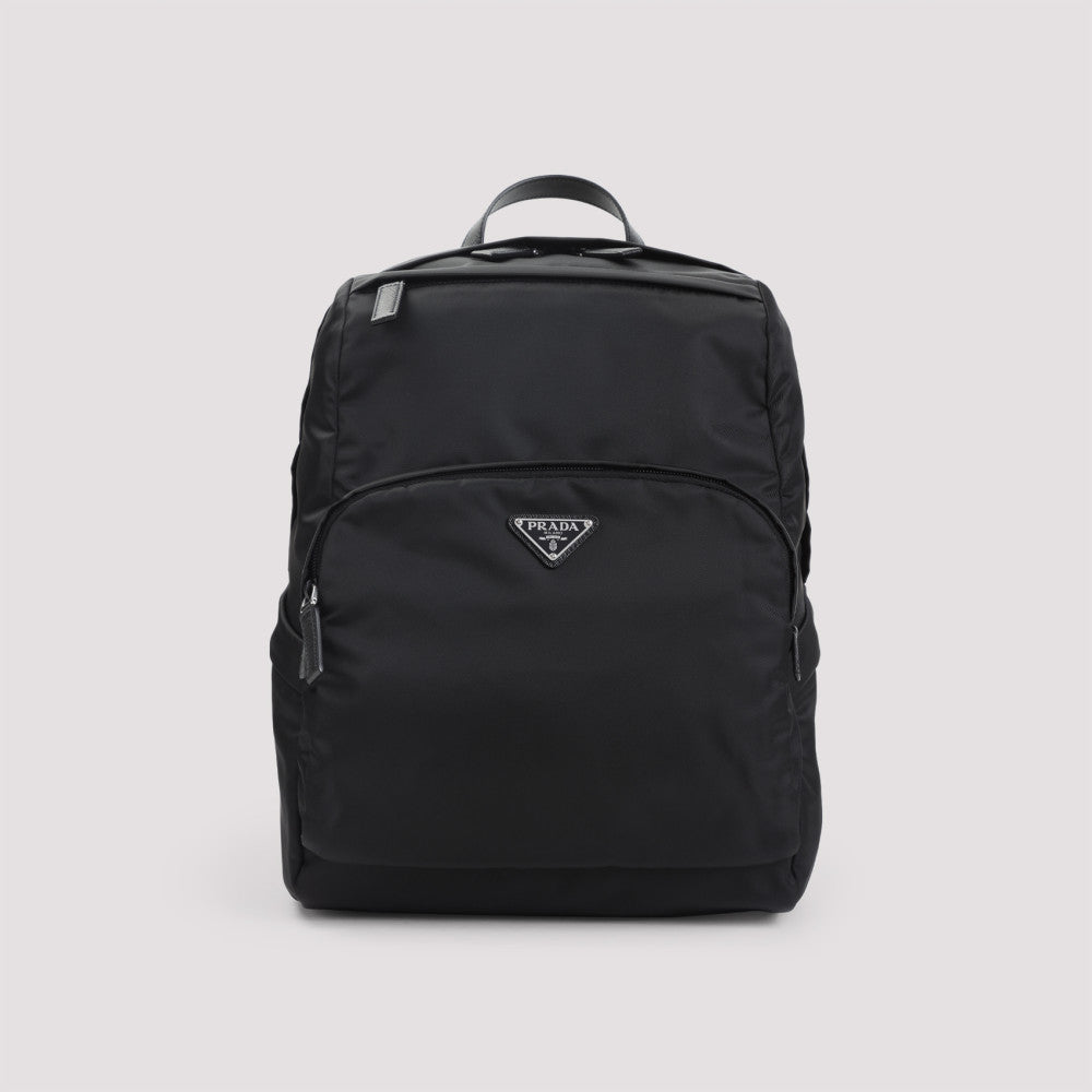 Black Re-nylon Backpack 2