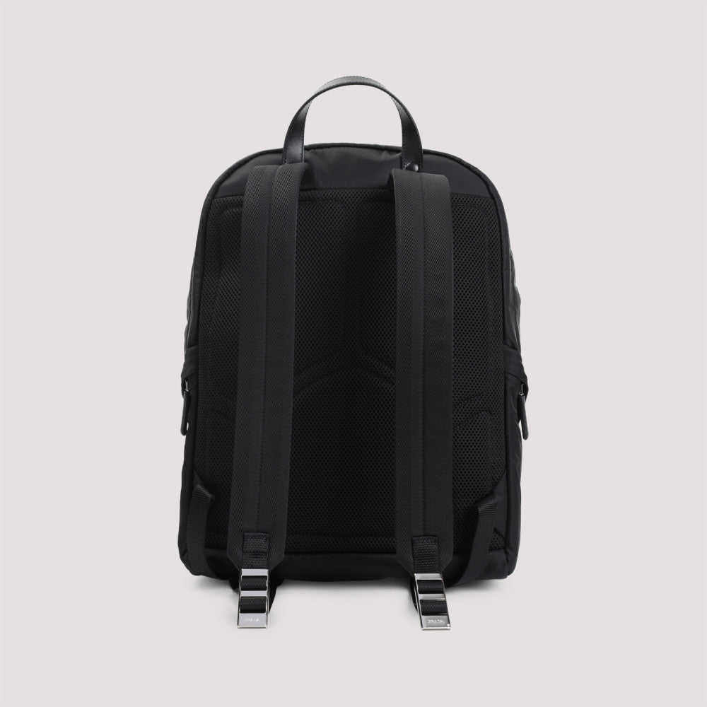 Black Re-nylon Backpack 4