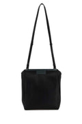 Black leather MMSummer shoulder bag  1