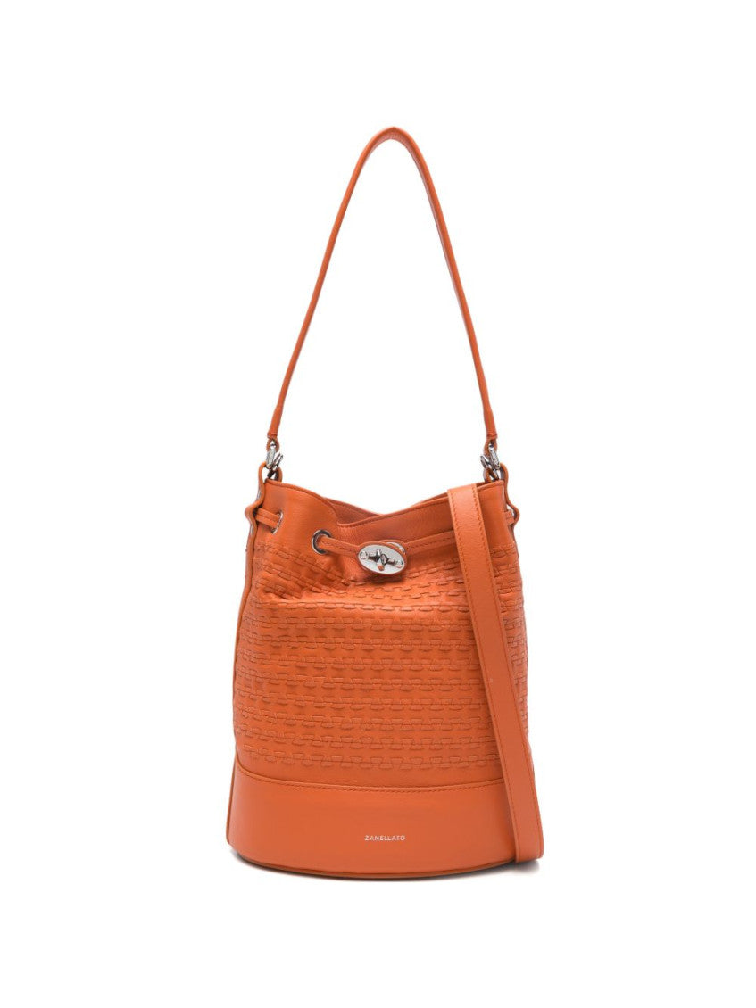 Orange Monda Small Bucket Bag 1