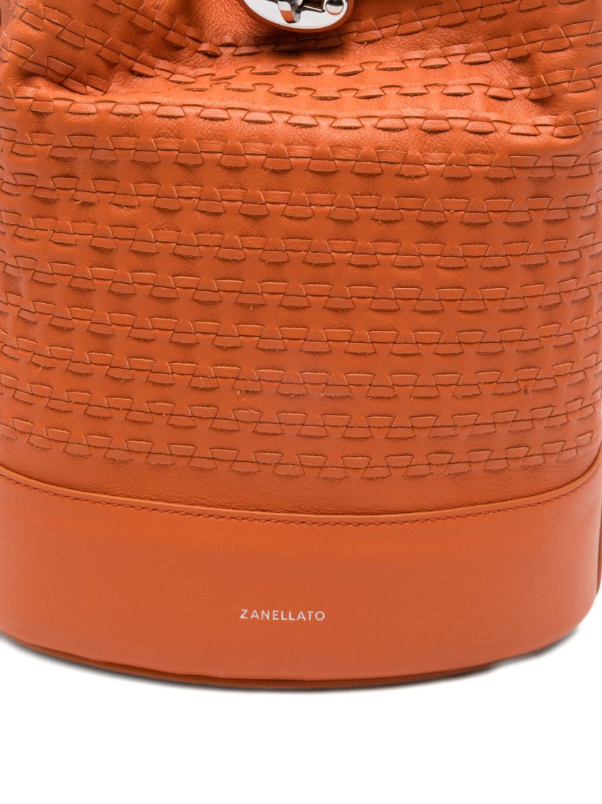 Orange Monda Small Bucket Bag 2