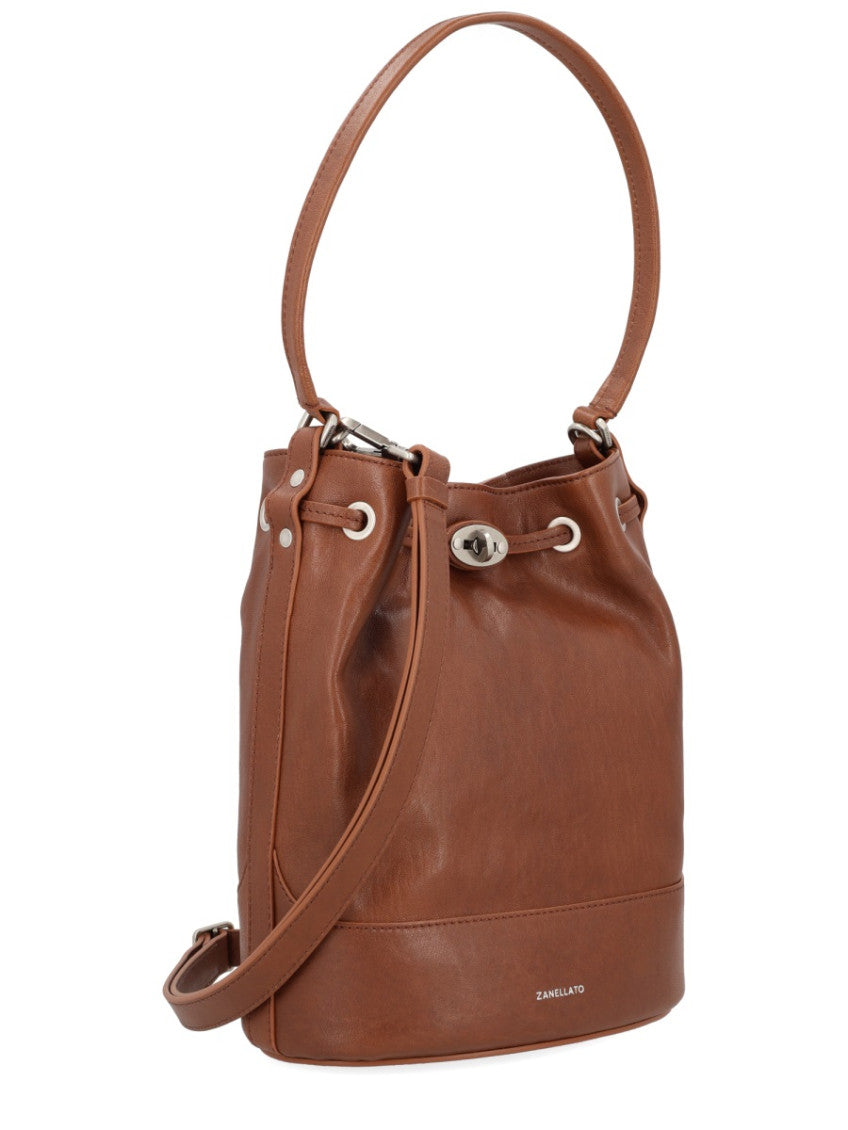 Brown  Monda Small Bucket Bag 2