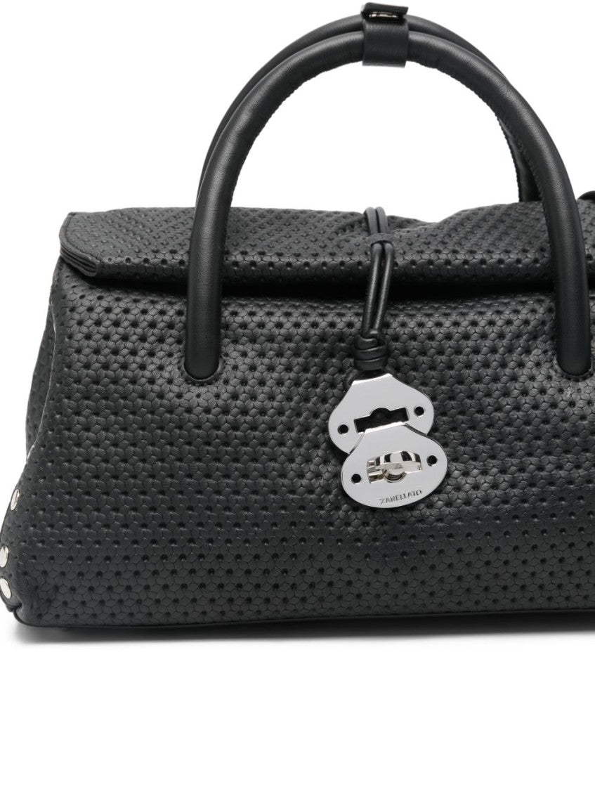 Black Dotta Centauro Small Satchel 4