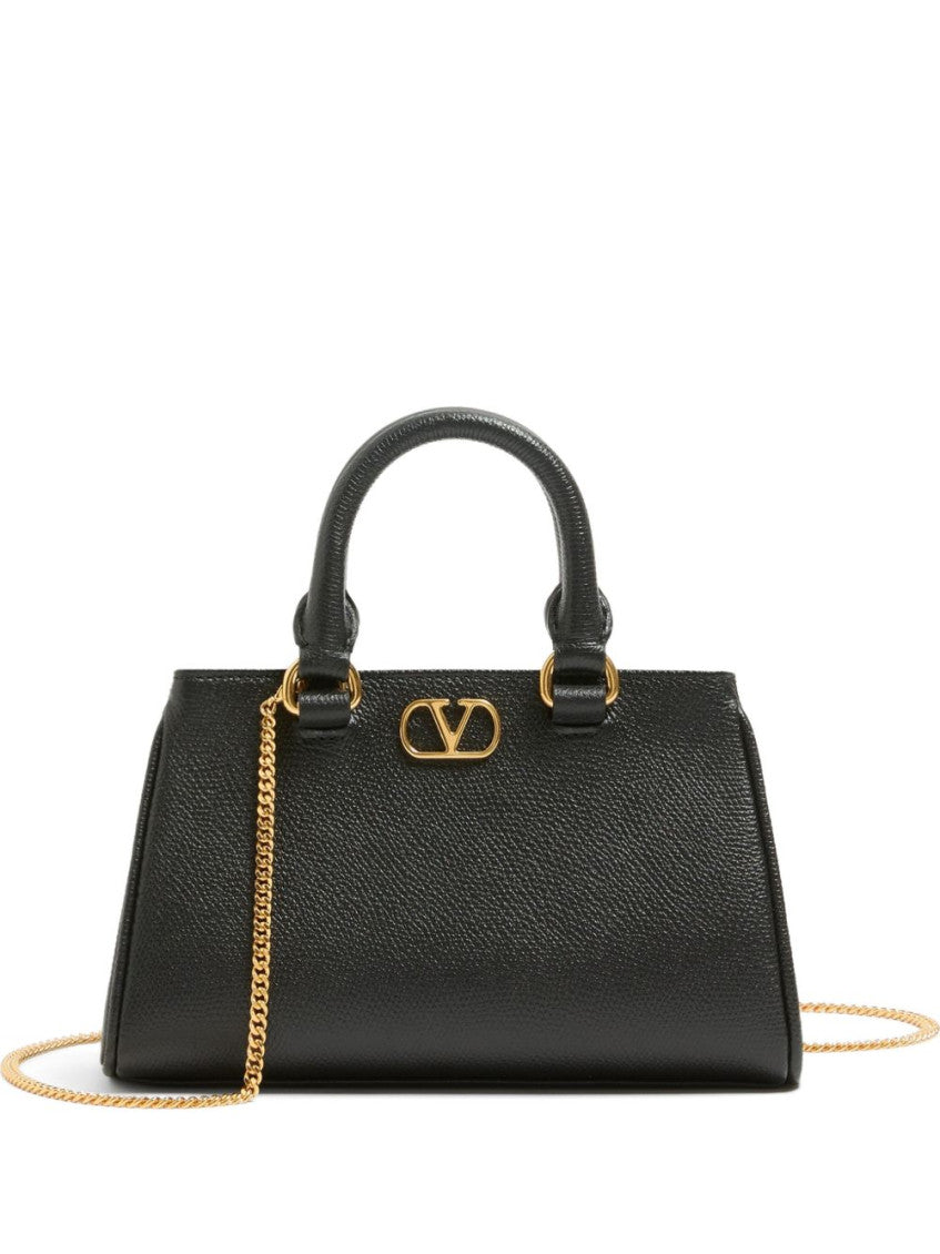 Black VLogo Mini Satchel 1